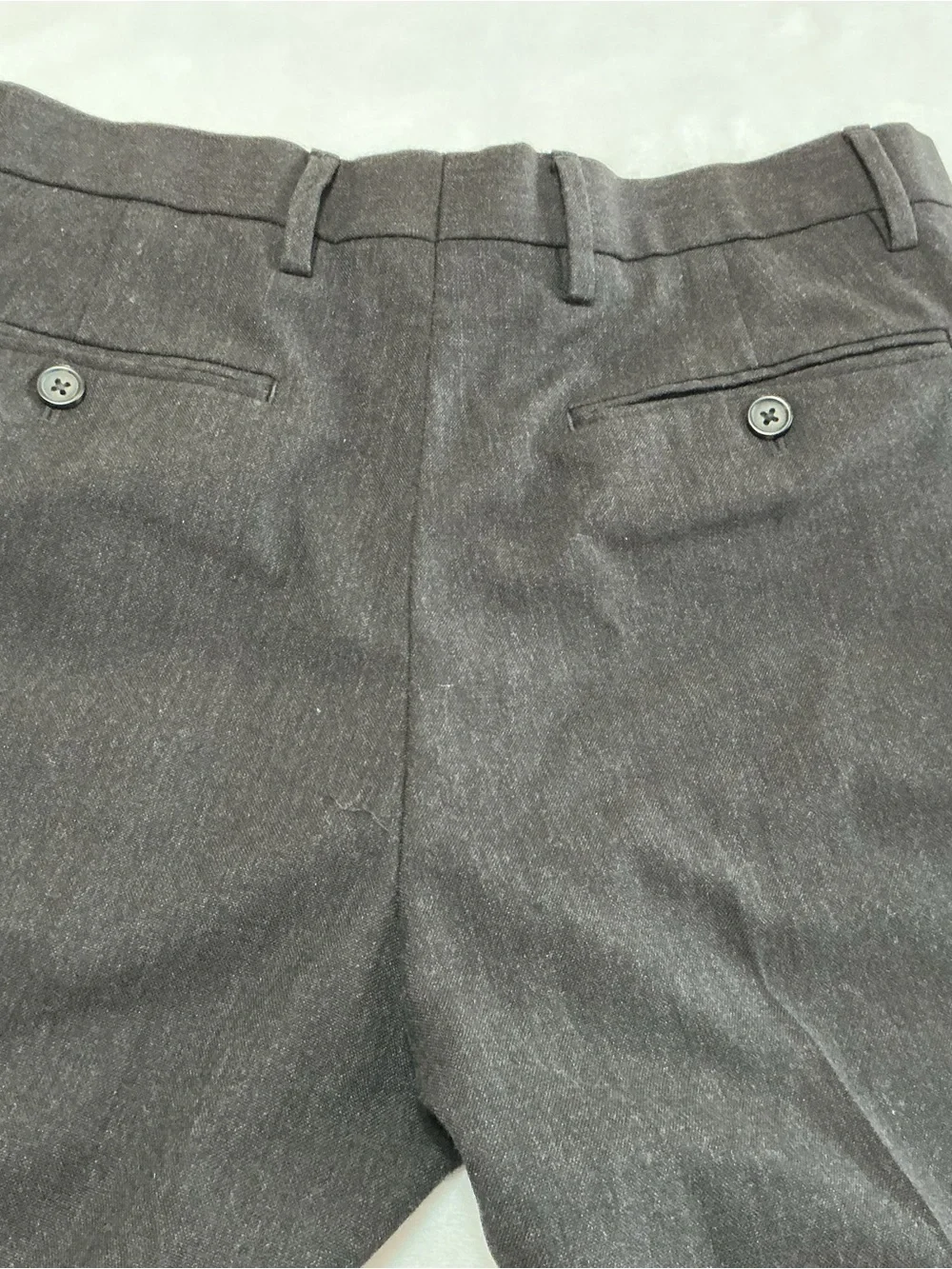 Banana Republic Wool Blend Men’s Tailored Slim Cuffed Dress Pants Brown 30x28